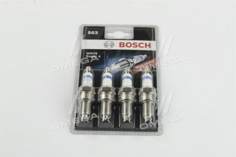 Комплект свічок (ціна за 4шт.) BOSCH 0242232803 (фото 1)