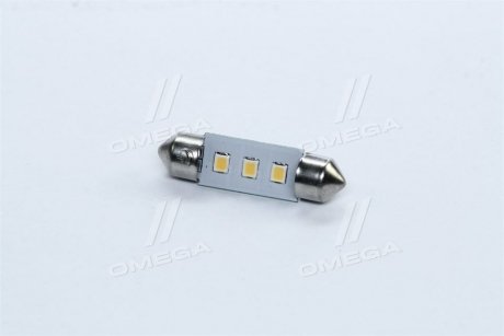 Лампа LED Софітні C5W 12V Т11x36-S8.5 (3SMD, розмір 3528) WARM WHITE <> TEMPEST Tmp-22T11-12V