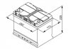 Акумулятор 70Ah-12v (S4027) (261x175x220),L,EN630(Азія) BOSCH 0092S40270 (фото 4)