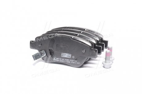 Колодка торм. диск. OPEL CORSA D 1.0-1.4 06- передн. CHAMPION 573204CH