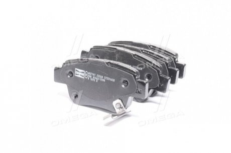 Колодка торм. диск. TOYOTA AVENSIS (T22, T25) задн. CHAMPION 572516CH