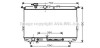 Радіатор охолодження HYUNDAI SONATA IV (EF) (98-) 2.0-2.7 (AVA) AVA COOLING HYA2107 (фото 1)