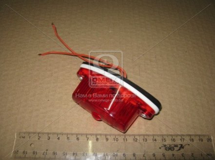 Фонарь габаритный задний красный, б/л, 100х43х45 Wassa (Руслан-Комплект) Ф-418 (фото 1)