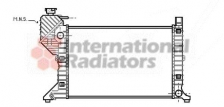 Радиатор охлаждения двигателя MB SPRINTER MT -AC 95-99 VAN WEZEL 30002181 (фото 1)