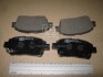 Колодка торм. диск. TOYOTA COROLLA, YARIS передн. CHAMPION 572405CH (фото 1)
