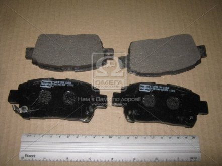Колодка торм. диск. TOYOTA COROLLA, YARIS передн. CHAMPION 572405CH