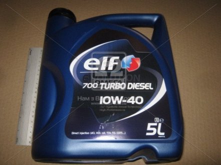 Масло моторне 10W40 EVOL 700 TurboDiesel (5л) ELF 201553 (фото 1)