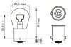 Автолампа Pure Light P21W BA15s 21 W прозрачная BOSCH 1987301017 (фото 1)