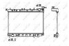Радиатор охлаждения двигателя NISSAN Almera 95- NRF 53341 (фото 1)