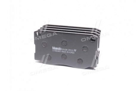 Колодки гальм.дискові передн.HYUNDAI HD65/72 (вир-во) MANDO MPH32 (фото 1)