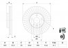 Гальмівний диск передній (вир-во) BOSCH 0 986 479 974 (фото 5)