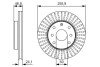 Диск тормозной DAEWOO EVANDA/TACUMA передн. BOSCH 0 986 479 R70 (фото 1)