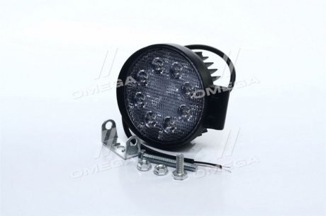 Фара LED круглая 24W, 8 ламп, 110*128мм, узкий луч <ДК> Dk-Дорожная Карта DK B2-24W-A SL