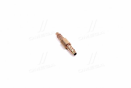 Соединитель 6мм зубчатый для трубки (металл) RIDER RD 01.01.54