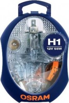 Набір ламп H1 12V (H1, P21/5W, P21W, PY21W, R5W, W5W) OSRAM CLKMH1