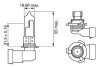 Лампа розжарювання HB3 12V 60W P20d ECO BOSCH 1987302807 (фото 1)