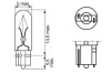 Лампа розжарювання 12V 1,2W W2x4,6d ECO BOSCH 1987302824 (фото 1)