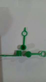 Ковпачок прес-маслянки зелений пластик RIDER RD 1120 (фото 1)