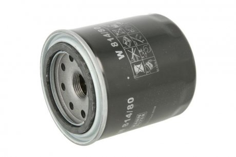 Фильтр масляный двигателя MANN-FILTER W814/80 (фото 1)