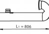 Труба глушника Dinex 21776 (фото 2)