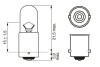 Лампа освітлення 24V T4W BA9S BOSCH 1987302512 (фото 1)