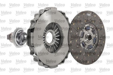 Комплект сцепления DAF XF только в случае автомобилей с мощностью менее 510 л.с. Valeo 827489 (фото 1)