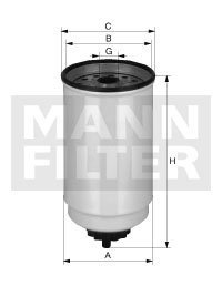 Фильтр топливный MANN-FILTER WK 10 017 X