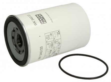 Фильтр топливный низкого давления RVI Magnum, Premium MANN-FILTER WK 940/33 X