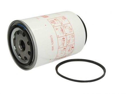 Фильтр топливный низкого давления DAF 85 - XF95, SCANIA 4, VOLVO FM, FH MANN-FILTER WK 1060/3 X (фото 1)