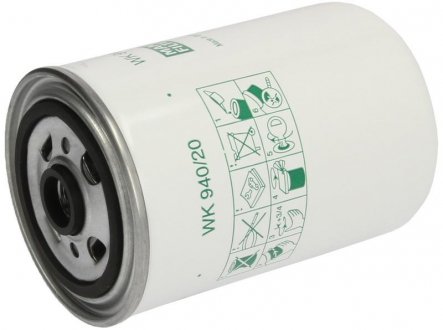 Фильтр топливный низкого давления RVI Magnum, Midlum, Premium, Kerax MANN-FILTER WK940/20 (фото 1)