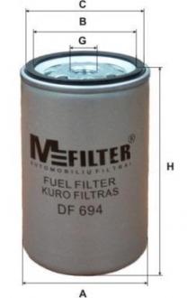 Топливный фильтр M-FILTER DF694 (фото 1)