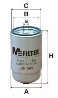Топливный фильтр M-FILTER DF695