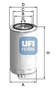 Фільтр палива UFI 24.999.01