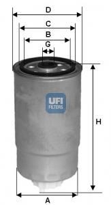Фільтр палива UFI 24.394.00