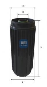 Масляний фiльтр UFI 65.087.00 (фото 1)