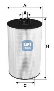 Масляний фiльтр UFI 25.097.00 (фото 1)