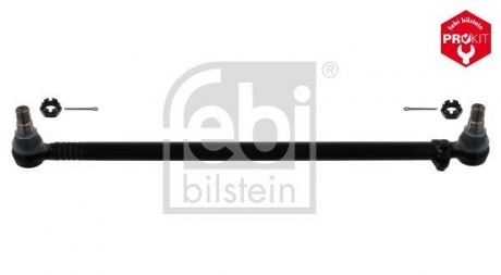 Поздовжня кермова тяга з корончастими гайками та шплінтами FEBI BILSTEIN 39594 (фото 1)