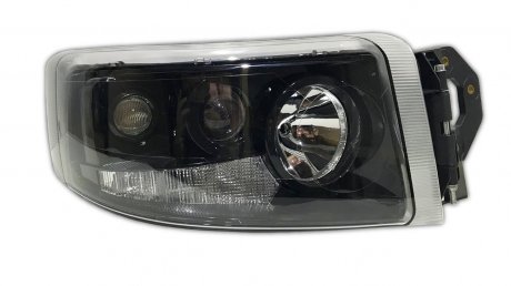 Фара головного світла р/керування чорна з протитуманкою, з ксеноновою лампою та баластом RH Renault new Premium e-mark, TANGDE TD01-58-009AXR