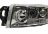 Фара головного світла р/керування біла з протитуманкою, з ксеноновою лампою та баластом LH Renault new Premium e-mark, TANGDE TD01-58-010AXL (фото 1)