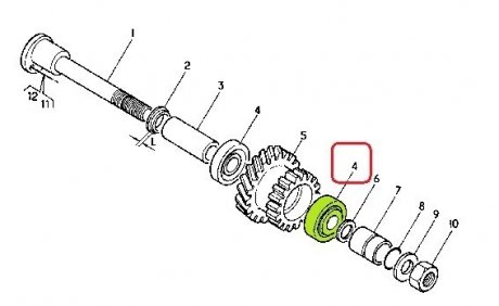 Підшипник ступиці Mascott/ Midliner, RENAULT 5010439054