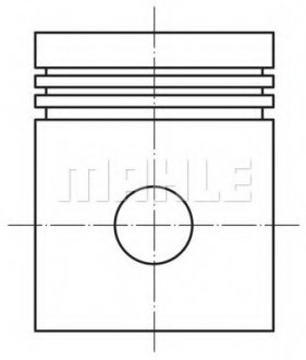 Поршень MERCEDES, (d=100.00), MAHLE / KNECHT 004 26 00