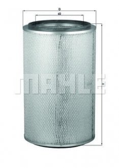 Повітряний фільтр, MAHLE / KNECHT LX654