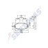 Ліхтар габаринтий діод LED жовтий з кронштейном FLATPOINT II A31-2364-084 SERTPLAS 1324LUS (фото 1)