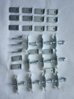 Монтажний комплект тормозного диска ДАФ клинки в комплекті 10шт WOSIMAN D-139-1 (фото 1)