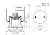 4159NP07 Ресора пневматична (з стальним стаканом) 4159NP FIRETECH FT 54159-05 K (фото 1)