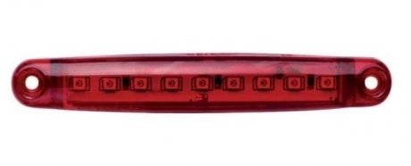 Ліхтар габаритний LED 9 діодів червоний 100x17x10 Турция ISS40363 (фото 1)