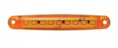 Ліхтар габаритний LED 9 діодів жовтий 100x17x10 Турция ISS40361 (фото 1)