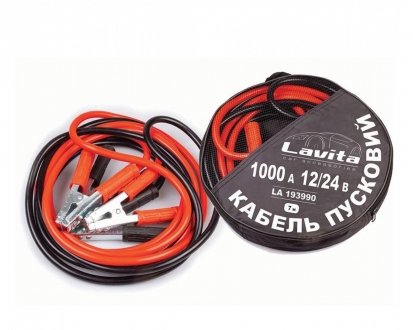 Аварійний кабель запуску 1000A 7M "прикурювач" LAVITA LA193990