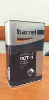 Гальмівна рідина DOT-4 1L GERMANY 12шт BARREL DOT4/1L/1000MLG/BARREL (фото 1)