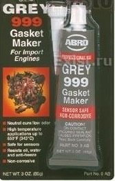Герметик-прокладка \\ GREY (85 г) Silicone Gasket Maker ABRO 9-AB-R